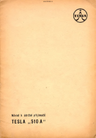 Tesla 510a - Navod k udrzbe 